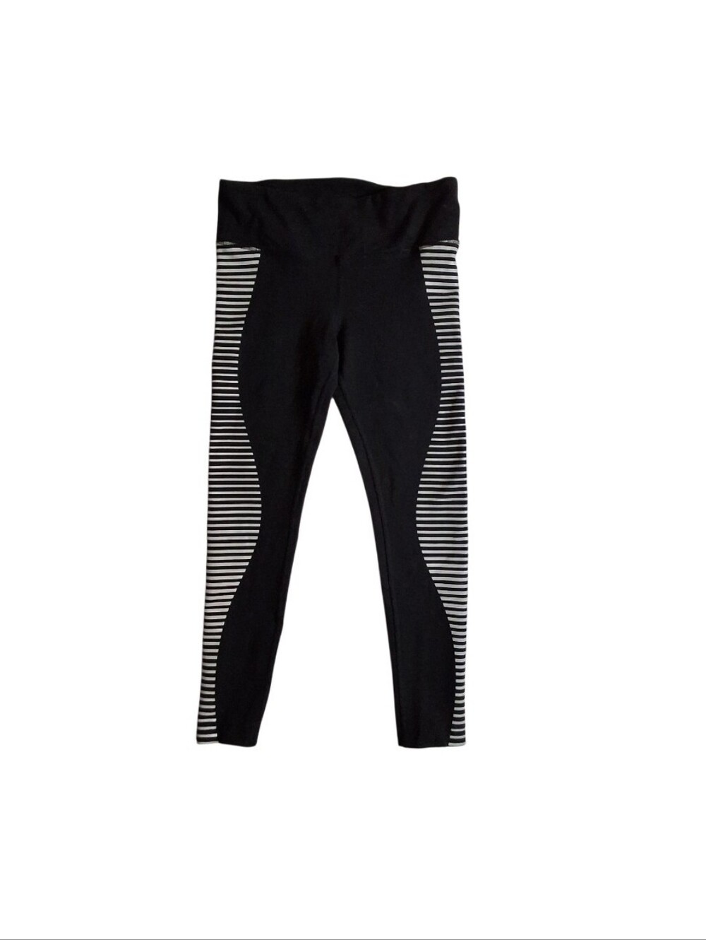 Alo Yoga High Waist Airbrush Black Printed Size S Workout Gym